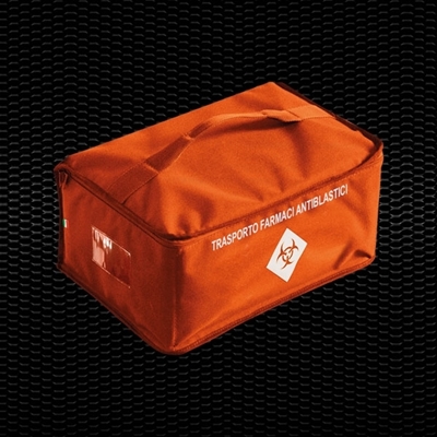 Picture of Oranža izotermiska soma ķīmijterapijas zāļu pārvadāšanai, izmēri 45x27x20 cm, tilpums 23 Lt 1gab