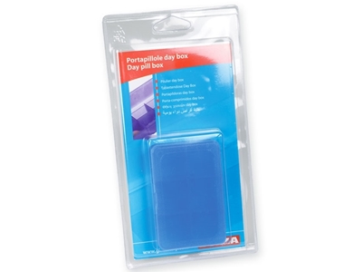 Picture of DAILY HANDY PILL BOX - light blue - blister, 1 pc.