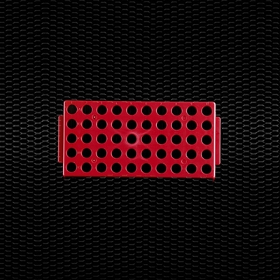 Picture of Polypropylene freezer rack for cryovials storage up to 50 places red color 5pcs