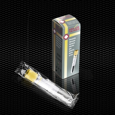Picture of “SEKUR TAINER®” sterila polipropilēna urīna mēģene 16x100 mm 9 ml, marķēta atsevišķi, iesaiņota kartona kastē 100gab.