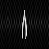 Show details for Disposable forceps in ABS 105 mm length 100pcs