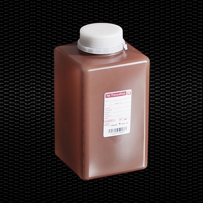 Picture of Sterile PP amber NA Thiosulfate graduated bottle vol. 500 ml for water sampling 100pcs