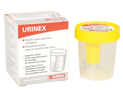 Picture of URINE CONTAINER PLUS 100 ml with sampling point, 1 pcs.