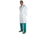 Show details for WHITE COAT - cotton - men size 48, 1 pcs.