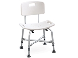 Show details for REINFORCED SHOWER CHAIR with backrest - load 150 kg 1pcs