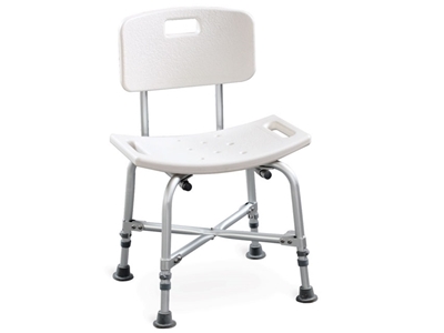 Picture of REINFORCED SHOWER CHAIR with backrest - load 150 kg 1pcs