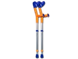 Show details for TIKI CRUTCHES - blue/orange (pair)