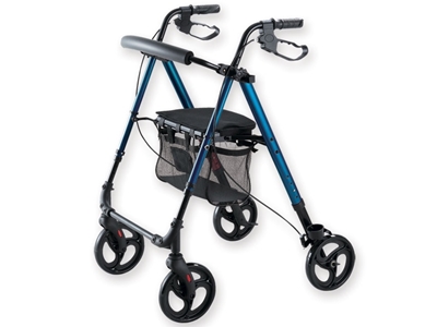 Picture of  LIGHTWEIGHT ROLLATOR - foldable - blue 1pcs