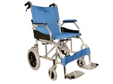 Show details for  QUEEN ALUMINIUM WHEELCHAIR - blue 1pcs