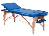 Show details for 3-SECTION WOODEN MASSAGE TABLE - blue 1pcs