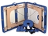 Picture of 3-SECTION WOODEN MASSAGE TABLE - blue 1pcs