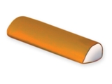 Show details for SEMI-CYLINDRICAL CUSHION 20x50x10 - orange 1pcs