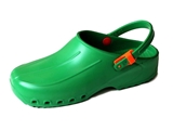 Show details for ULTRA LIGHT CLOGS with straps - 34 - green, pair
