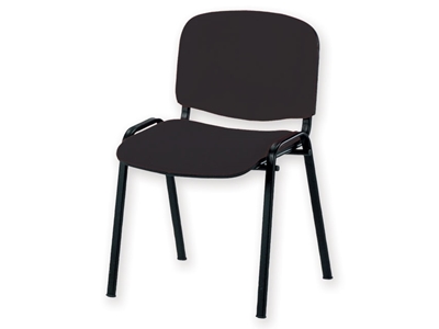 Picture of ISO VISITOR CHAIR - leatherette - black 1pcs