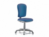 Show details for  VARESE CHAIR without armrest - fabric - blue 1pcs