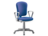 Show details for  VARESE CHAIR with armrest - fabric - blue 1pcs