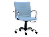 Show details for ELITE LOW-BACKED CHAIR - leatherette - any colour 1pcs
