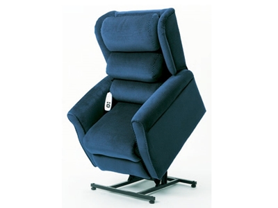 Picture of  GINEVRA LIFT ARMCHAIR 2 motors - blue 1pcs