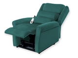 Show details for GINEVRA LIFT ARMCHAIR 2 motors - green 1pcs