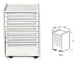 Show details for  DRAWER S10 - white 1pcs