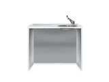 Show details for  WORKTOP 106 cm - right washbasin 1pcs