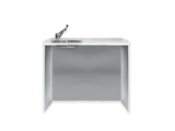 Show details for  WORKTOP 106 cm - left washbasin 1pcs