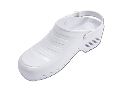 Picture of GIMA CLOGS - without pores, with straps - 34 - white, pair