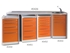 Picture of MOBILE UNIT GE414 4 drawers 49 cm - any colour 1pcs