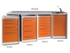 Picture of  MOBILE UNIT GE416 4 drawers 49 cm - any colour 1pcs