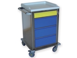 Show details for MODULAR TROLLEY stainless steel with 1+3 drawers 1pcs