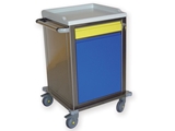 Show details for MODULAR TROLLEY stainless steel with 1 drawer + 1 shelf 1pcs