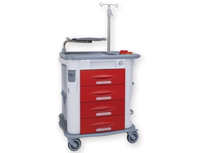 Picture of  AURION EMERGENCY TROLLEY - red 1pcs