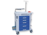 Show details for  AURION EMERGENCY TROLLEY - blue 1pcs