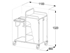 Picture of LAUNDRY TROLLEY - laminated 1pcs