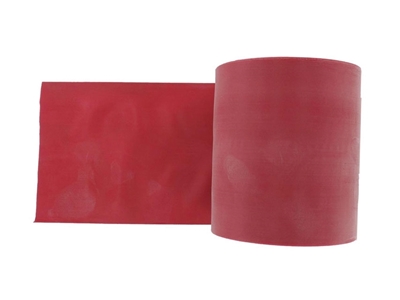 Picture of  BEZ lateksa vingrošanas lentes 45 m x 14 cm x 0,30 mm - sarkana 1gab