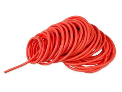 Picture of  LATEX EXERCISE TUBE 25 m x 2.5 mm - medium - red 1pcs