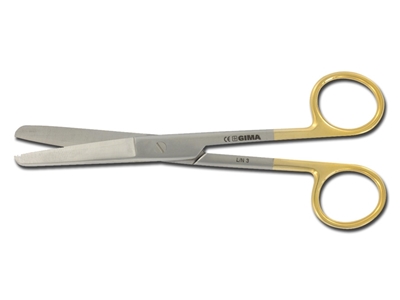 Picture of GOLD SCISSORS STRAIGHT BLUNT/BLUNT - 14.5 cm, 1 pc.