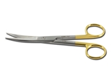 Show details for GOLD SCISSORS CURVED SHARP/SHARP - 14.5 cm, 1 pc.