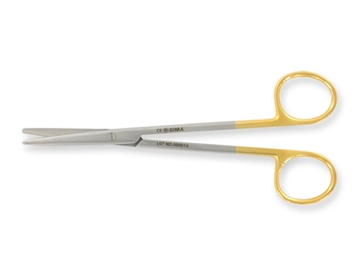 Picture of GOLD METZENBAUM SCISSORS straight - 18 cm, 1 pc.