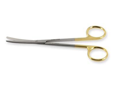 Picture of GOLD METZENBAUM SCISSORS curved - 18 cm, 1 pc.