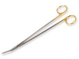 Show details for GOLD DEBAKEY POTTS SMITH SCISSORS - 23 cm - angle 25°, 1 pc.
