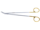 Show details for GOLD DEBAKEY POTTS SMITH SCISSORS - 23 cm - angle 45°, 1 pc.