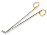 Show details for GOLD DEBAKEY POTTS SMITH SCISSORS - 23 cm - angle 60°, 1 pc.