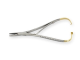 Show details for GOLD MATHIEU NEEDLE HOLDER - 14 cm, 1 pc.