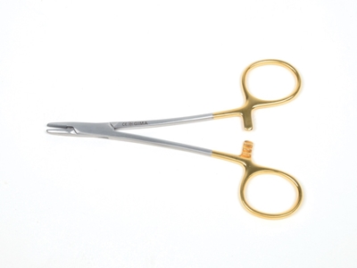 Picture of GOLD DERF NEEDLE HOLDER - 12 cm, 1 pc.