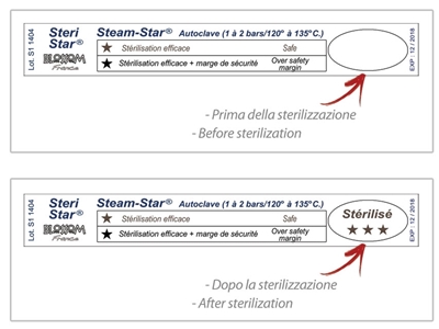 Picture of  STEAM STAR INDICATOR - autoclave box of 1000