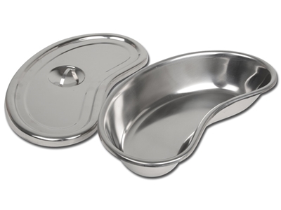 Picture of S/S KIDNEY DISH WITH LID - 309x149x59 mm, 1 pc.