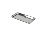 Show details for S/S DENTAL TRAY - 208X109X15 mm, 1 pc.