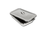 Show details for S/S INSTRUM. TRAY WITH LID - 264x172x47 mm, 1 pc.