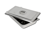Show details for S/S INSTRUM. TRAY WITH LID - 306x196x50 mm, 1 pc.